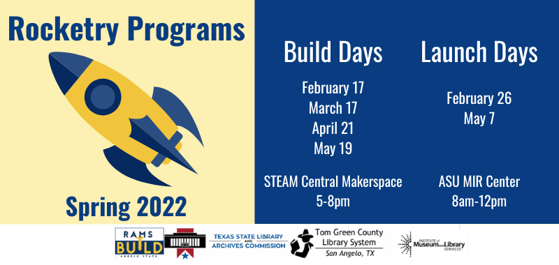Schedule of Rocketry Programs for Spring 2022